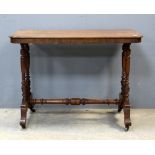 Early 20th century mahogany side table