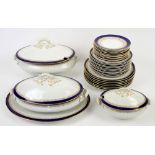 Extensive Royal Worcester Vitreous china dinner service, to include plates, dishes and tureens,