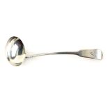 Scottish provincial silver sauce ladle by J R Aberdeen