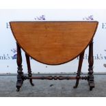 19th Century mahogany Sutherland table