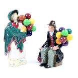 Royal Doulton Balloon Seller HN583 and The Balloon Man HN 1954 (2)