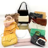 A large quantity of fashion handbags including Jane Shilton, approx. 34