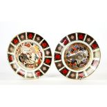 Royal Crown Derby Drummer Bear plate and a Millenium Dove plate