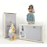 Lladro 1422 'Miss Valencia' boxed, Lladro figure, Little Peasant Girl, boxed with certificate