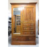 Early 20th century mahogany compactum