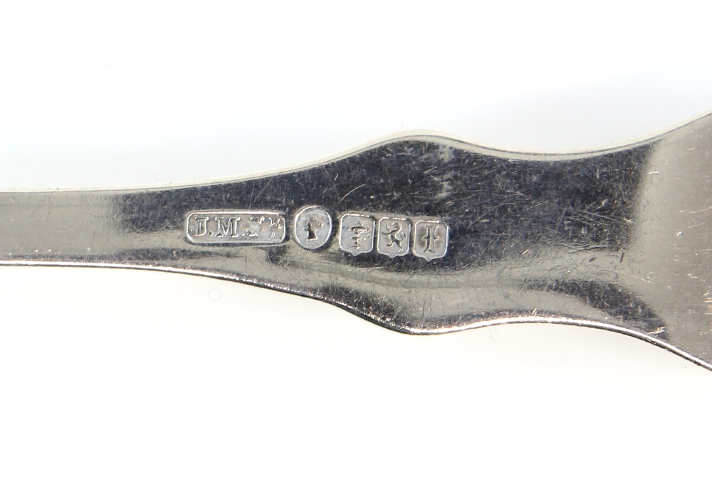 19th Century Scottish silver queens pattern sauce ladle Glasgow, 1853 - Image 2 of 2