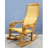 Mahogany rocking chair