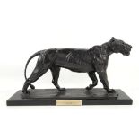 Anatomical lion model after the bronze by Briton Riviere RA. This lot is being sold on behalf of