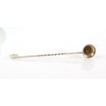 Roundhead sterling silver candle snuffer with centre twist design stem and looped end