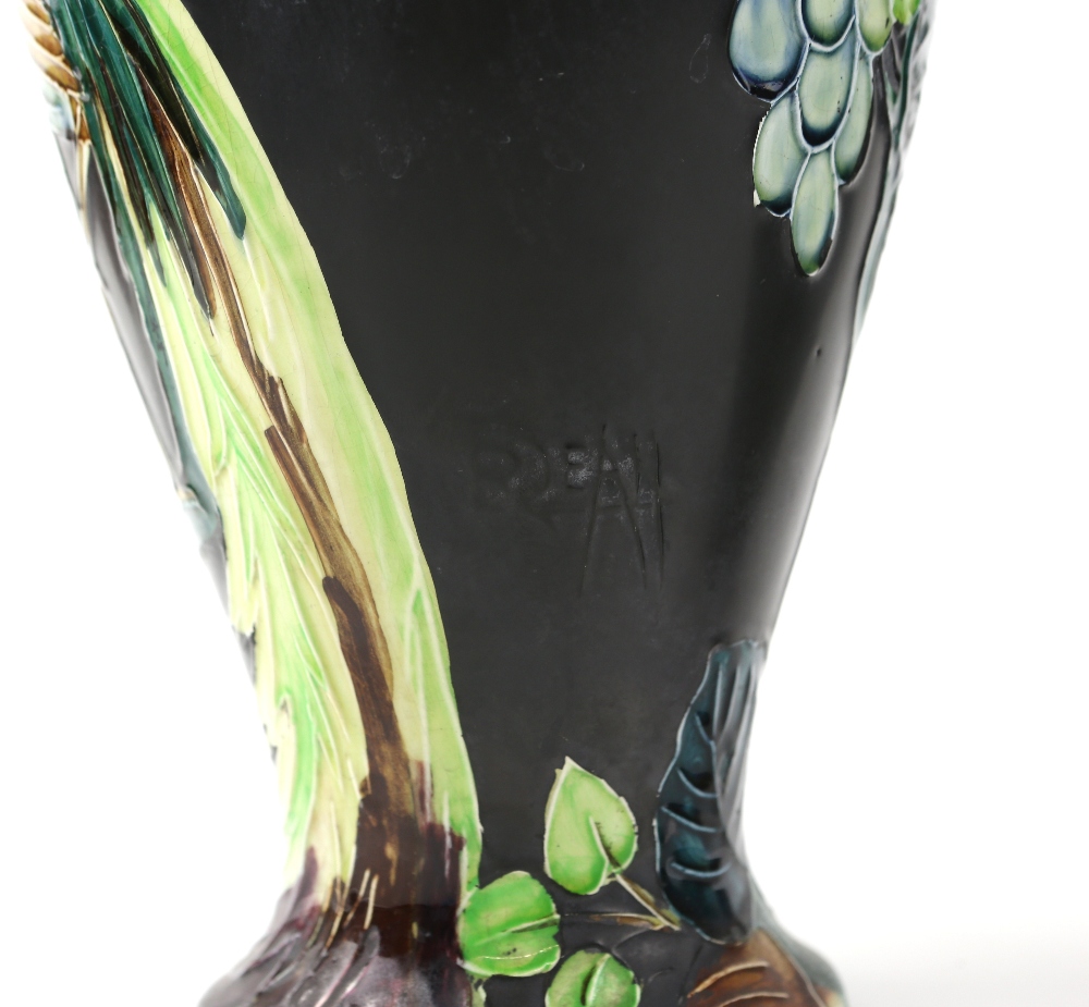 Doulton stoneware gourd vase with floral decoration, height 33.5 cm, and a 1920's Thomas Forrester - Image 2 of 2