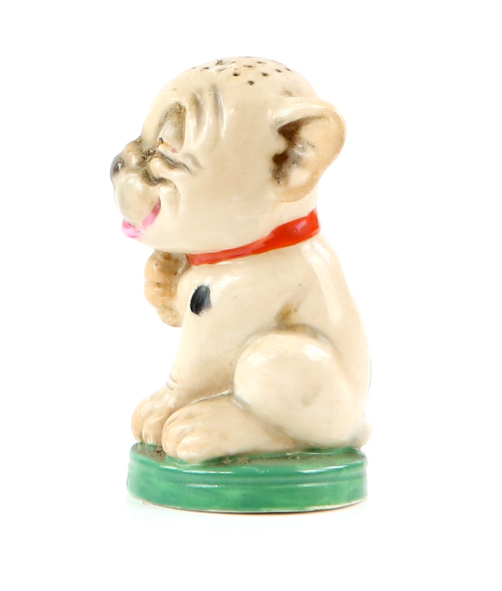 Royal Worcester pepper in the form of Bonzo the dog, puce marks and model number 2855 to base, 8cm. - Image 2 of 5