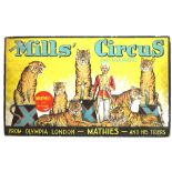 Bertram Mills Circus and Menagerie, Olympia - 'Mathies and his tigers', (1932), original hand