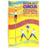 Bertram Mills Circus at Olympia - 'The Slatanachs first time in England', cycling acrobats, original