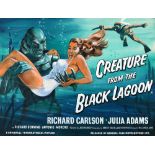 Creature From The Black Lagoon (1954) Original hand painted artwork for the UK Quad film poster of