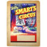 Billy Smart's Circus - Watch my step, 3.5 tons of Elephant' standing over a young woman, original