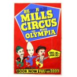 Bertram Mills Circus and Fun Fair, Olympia, The World Famous Francescos, original hand painted