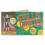 Bertram Mills Circus and Fun Fair - White faced clown Percy Huxter (1890-1955), Original hand
