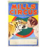 Bertram Mills Circus and Menagerie - 'Alexander and his Mixed Group of Lions and Tigers', original