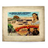 Copper Canyon (1950) - Original hand painted poster artwork, directed by John Farrow, on board, 43 x