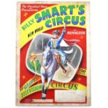 Billy Smart's Circus and Menagerie - 'The Greatest Television Circus', original hand painted