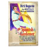 The Spanish Gardener (1938) - Original hand painted poster artwork, starring Dirk Bogarde, on board,