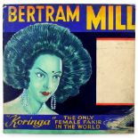 Bertram Mills, 'Koringa' the only female Fakir in the World (1938), original hand painted poster
