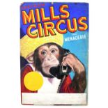 Bertram Mills Circus and Menagerie, Olympia, Chimp on the phone, (1952), original hand painted