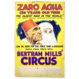 Bertram Mills Circus - 'Zaro Agha', '156 years old Turk, The oldest man in the World! Who fought