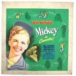 Mickey (1948) - Original hand painted poster artwork, starring Lois Butler, on board, 47 x 47 cm.