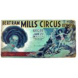 Bertram Mills' Circus at Olympia - 'Koringa the only female Fakir in the world' 91950's), with