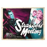 Strangers' Meeting (1957) - Original hand painted poster artwork, directed by Robert Day, this the