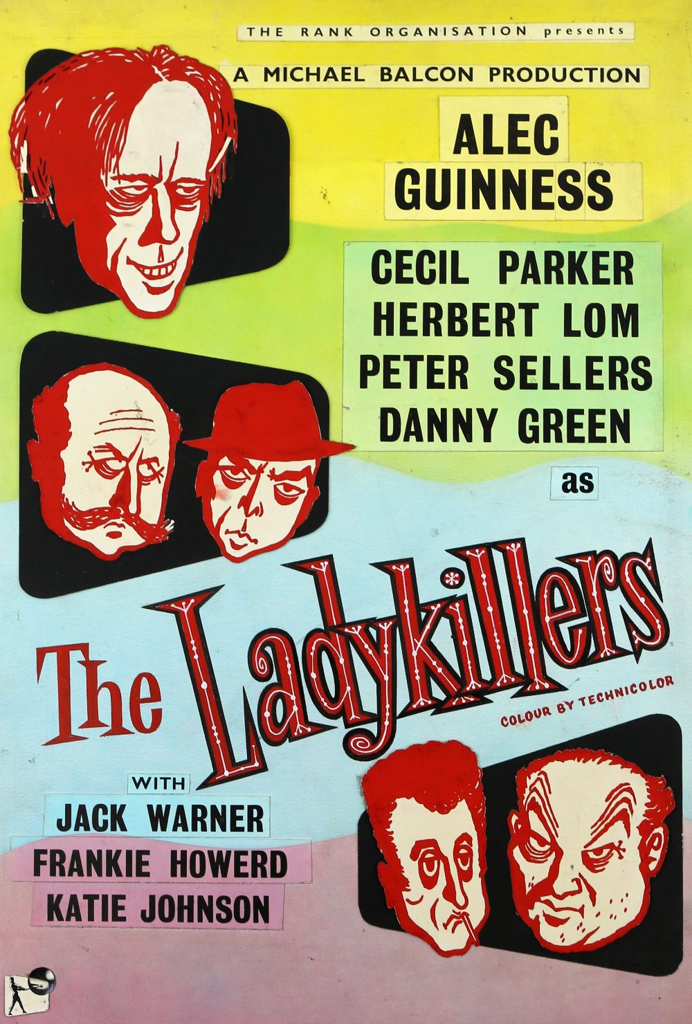 The Ladykillers (1955) Original hand painted artwork for the UK One Sheet film poster of the - Image 2 of 2