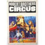 Robert Brothers Europe's Largest Circus and Menagerie - Featuring Lions (1960's-70's), original hand