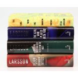 Stieg Larsson, Millennium Trilogy, First Edition English translations 2008-, , all hard backs with
