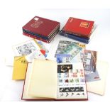 Great Britain stamp collection in albums from 1940's - modern with value in decimal mint issues