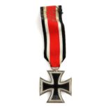 German Second World War Iron Cross with second class ribbon