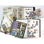 4 Albums and 2 Stock Books, World Stamps with Great Britain from Queen Victoria - Queen Elizabeth