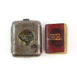 The smallest dictionary in the world, Bryce's English dictionary, gilt lettered red leather cover,