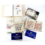 World Stamps in well filled Triumph Album - British Commonwealth China plus various loose leaves and