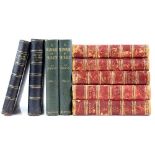 Topographical History of Surrey, 5 volumes, by E W Brayley, 1841 and four other volumes relating