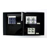 Great Britain 2 Albums Queen Elizabeth II decimal cylinder block of six - machins, castle high