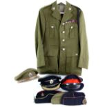 Royal Corps of Transport, Captains No.2 service dress jacket with caps etc