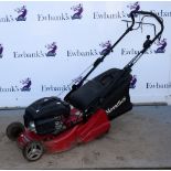 Mountfield petrol lawn mower . Model number RM450HV. No service history. Roller present.