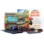 Airfix Motor racing set M R 11, Tri-ang Minic Motorways set, dolls and other toys.