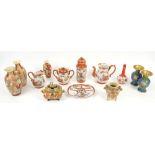 Collection of Chinese and Japanese ceramics and a pair of cloisonné vases .