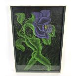 Amended description. Novella Parigini, 20th century, 'Flower lady nude', pastel, signed, 48cm x