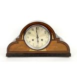 Mahogany and inlaid two train mantle clockSold on behalf of Oxfam.