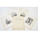 Etchings of the Loire by Ernest George published 1875 . Foxing throughout. Small losses around edges