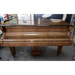 Franke of Leipzig rosewood cased baby grand piano.