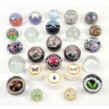 Collection of modern paperweights to include limited editions, to include Caithness, Perthshire,